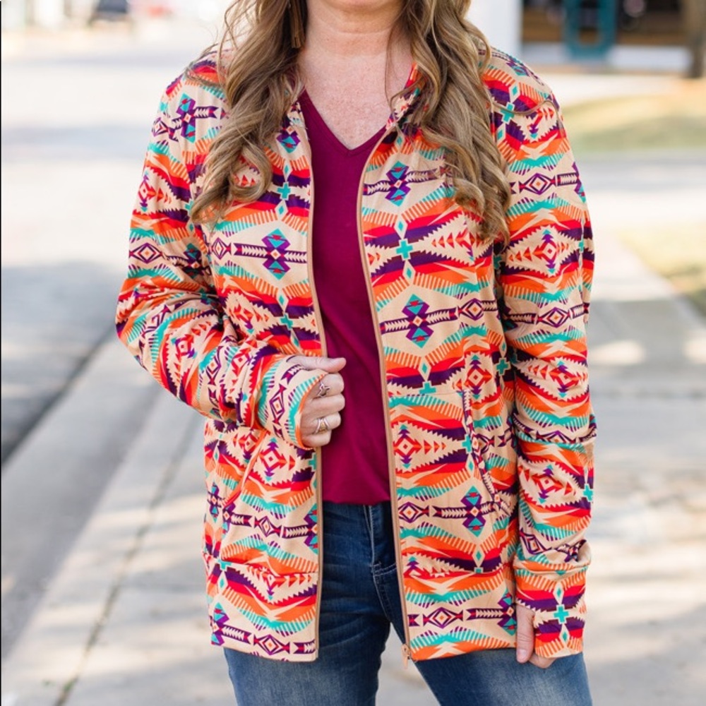 Indian Outlaw zip up Hoodie